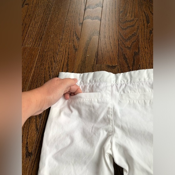 Lilly Pulitzer Girls 4 White Khaki Flare Leg 100% Cotton Pants - EUC! - Picture 12 of 12